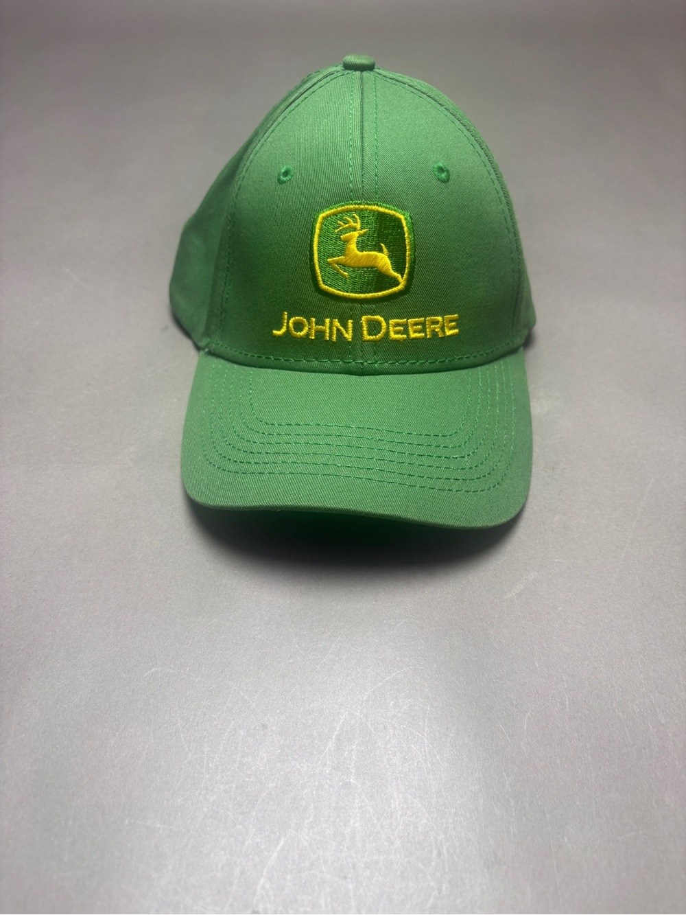 Official John Deere Green Cap with Yellow Embroidered Logo